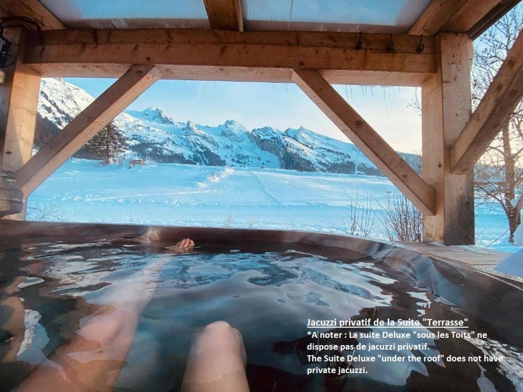 Chalet Inarpa - Appartements Et Suites La Clusaz Exteriör bild