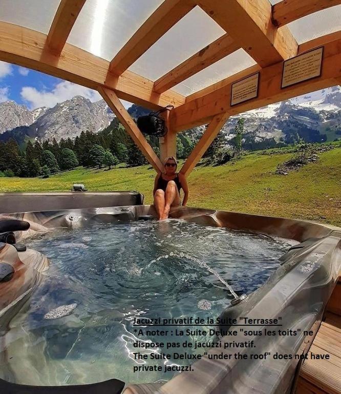 Chalet Inarpa - Appartements Et Suites La Clusaz Exteriör bild